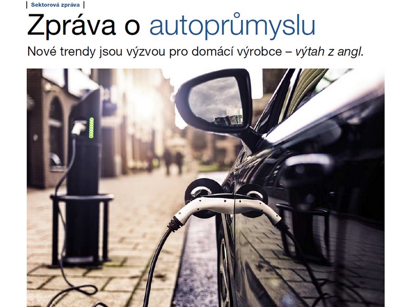 Analýza automobilového průmyslu 